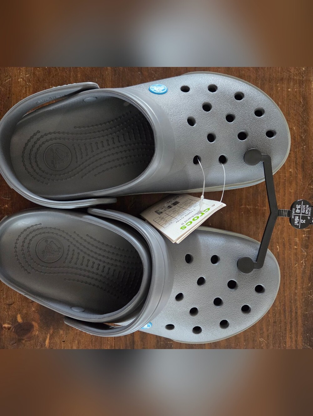 New Crocs In Two Tone Grey